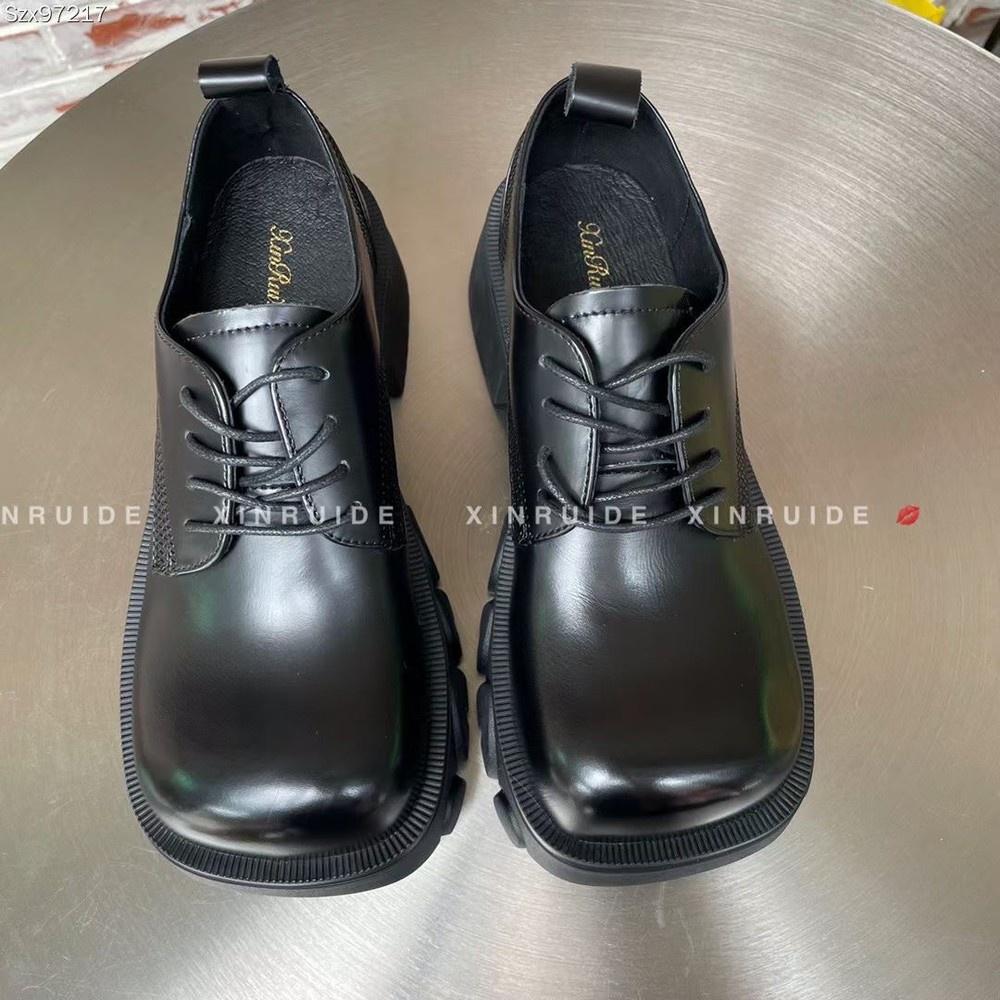 全真皮皮鞋DANDT百搭方頭全牛皮厚底紳士福鞋（22 JUN 92002-3）同風格請在賣場搜尋—華流鞋款