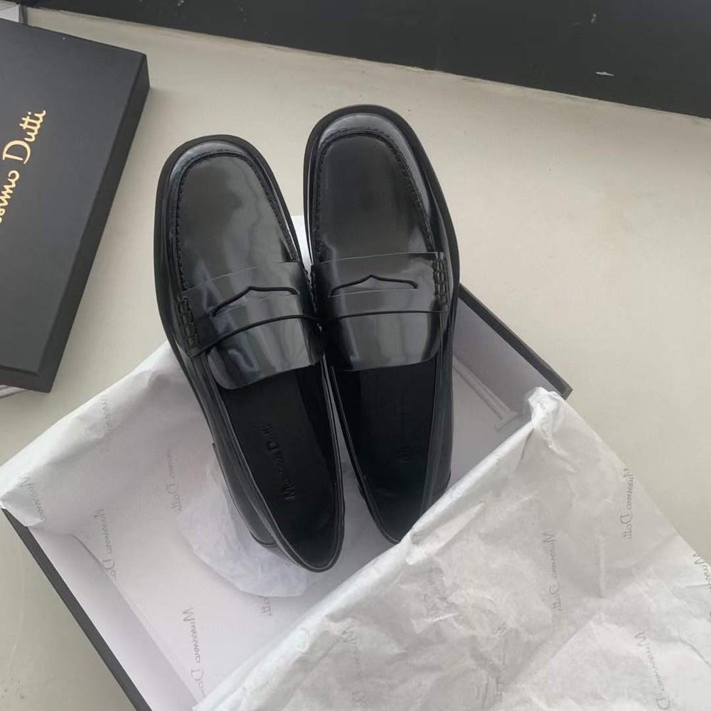 漆皮樂福鞋DANDT時尚開邊珠牛皮鏡面樂福鞋（23 JAN SIN) 同風格請在賣場搜尋-外銷女