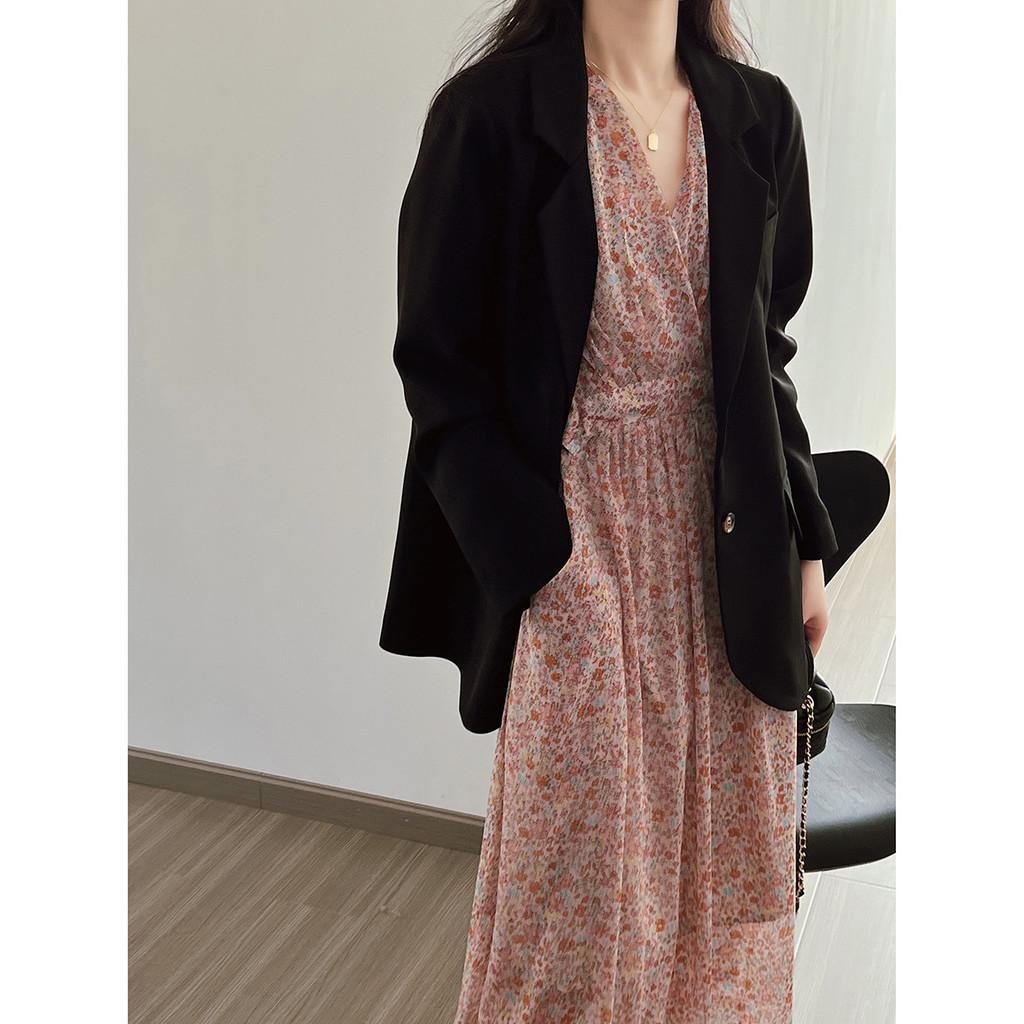 DANDT 西裝外套女2024春季新款休閑質感高級小眾寬松西服上衣80712(24 APR Ian) 歐美服飾