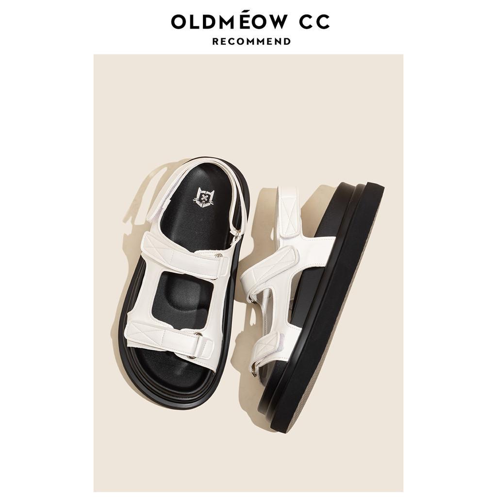 DANDT厚底真皮運動魔術貼涼鞋女夏季新款沙灘平底百搭羅馬鞋(24 APR TA)同風格賣場搜尋-歐美女鞋