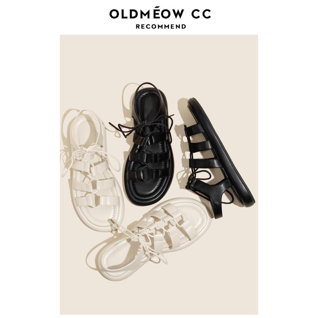 DANDT厚底真皮運動綁帶涼鞋女夏新款外穿百搭平底羅馬鞋(24 APR TA)同風格賣場搜尋-歐美女鞋