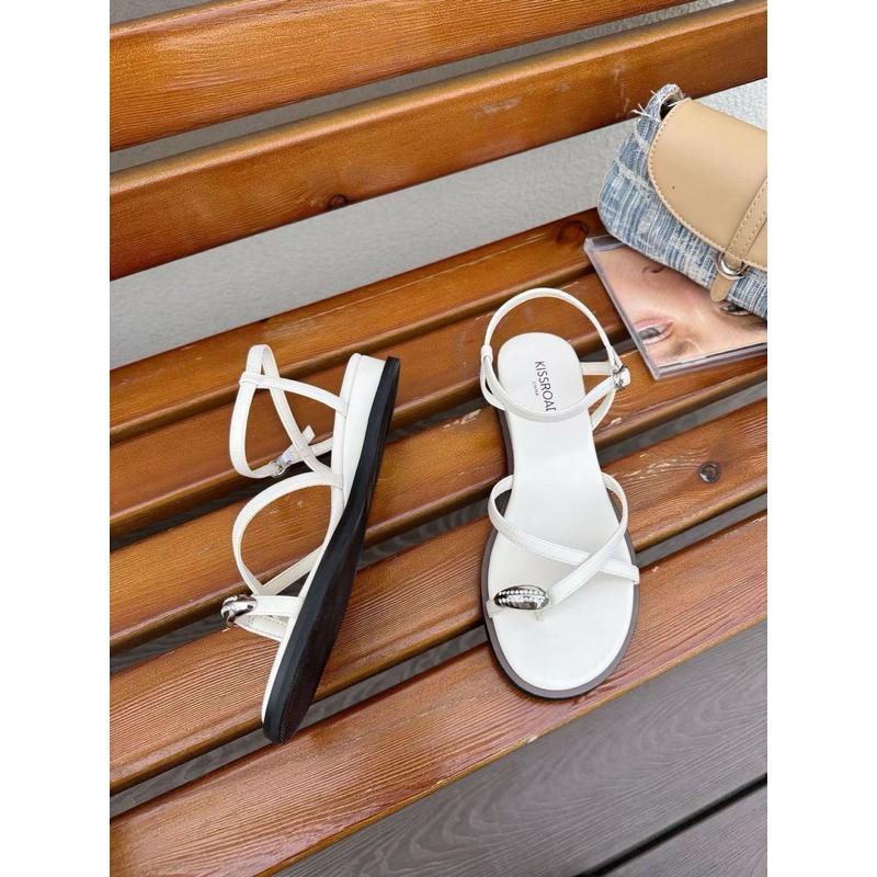 條帶涼鞋DANDT百搭韓系套趾鑽飾條帶涼鞋（24 APR WXY 242107-3）同風格請在賣場搜尋-華流女鞋