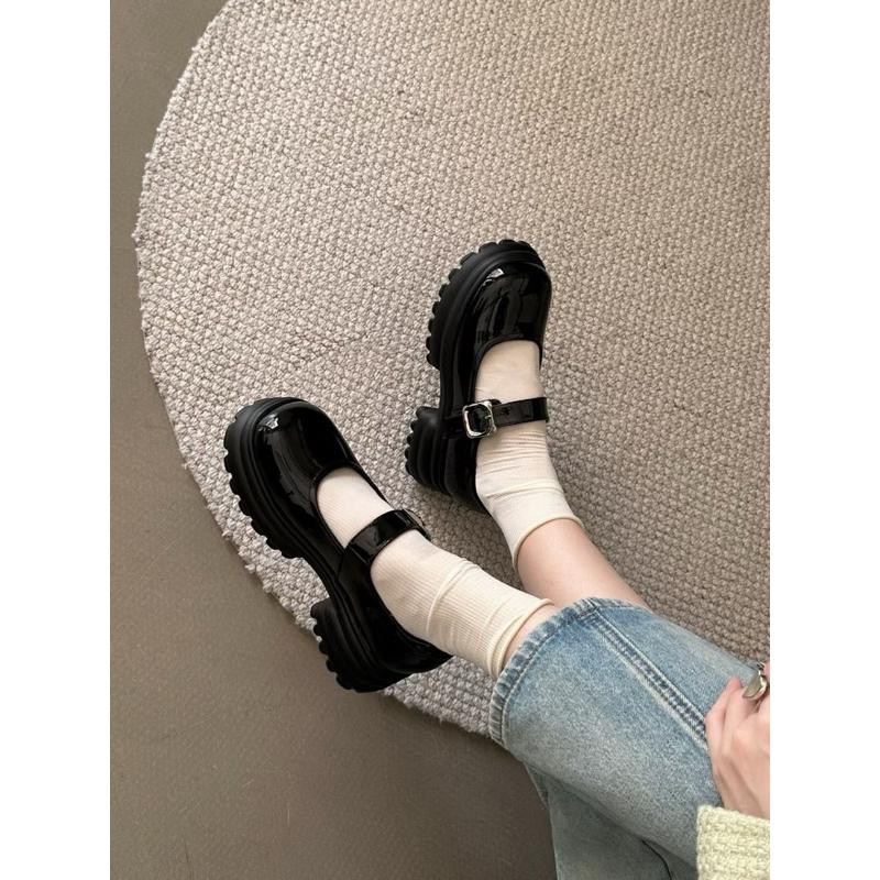 厚底鞋DANDT百搭真皮瑪麗珍復古厚底鞋（24 APR WXY 802-2)同風格請在賣場搜尋-華流女鞋
