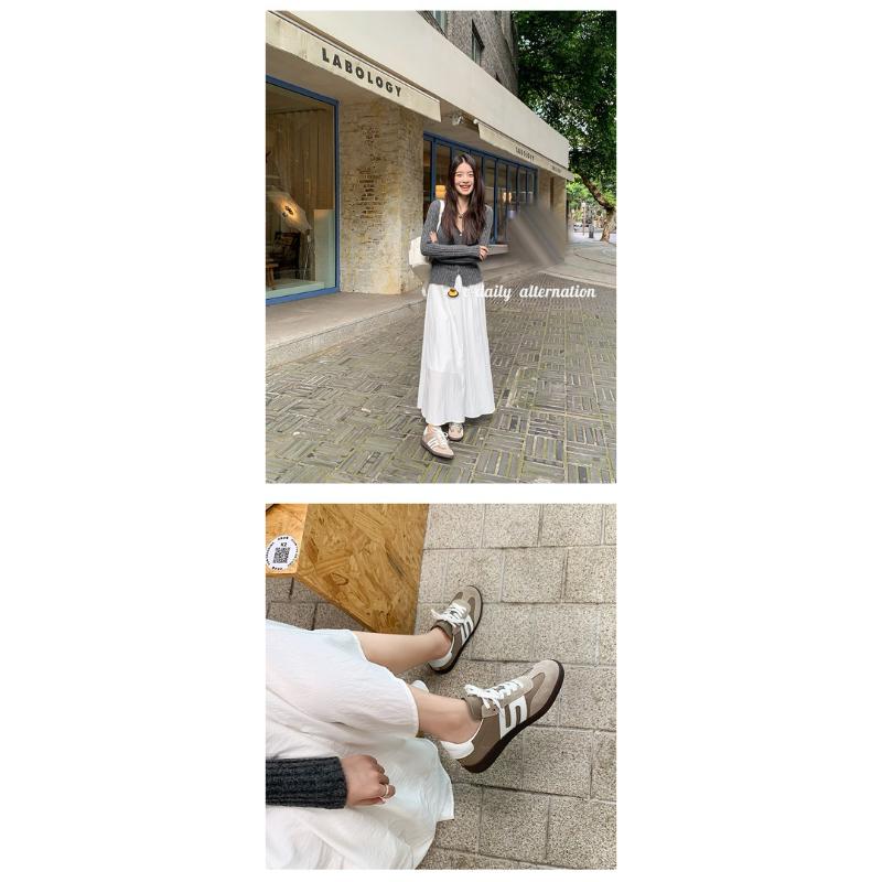 真皮休閒鞋DANDT時尚牛皮拼色旅遊休閒鞋（24 OCT BSH）同風格請在賣場搜尋-歐美女鞋