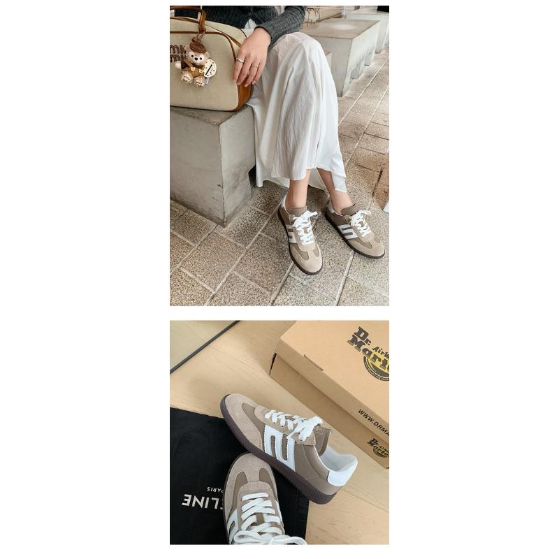 真皮休閒鞋DANDT時尚牛皮拼色旅遊休閒鞋（24 OCT BSH）同風格請在賣場搜尋-歐美女鞋