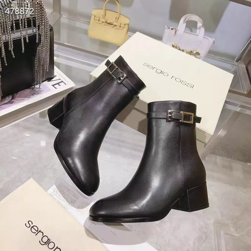 真皮短靴DANDT時尚羊皮環釦義大利真皮大底短靴（24 DEC LUC weslien)同風格請在賣場搜尋-外銷女鞋