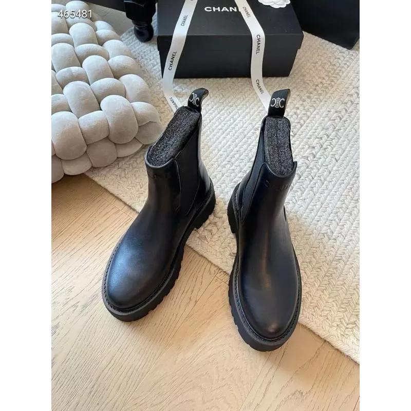 真皮短靴DANDT時尚義大利小牛皮鬆緊雀兒喜短靴（24 DEC LUC ）同風格請在賣場搜尋-外銷女鞋