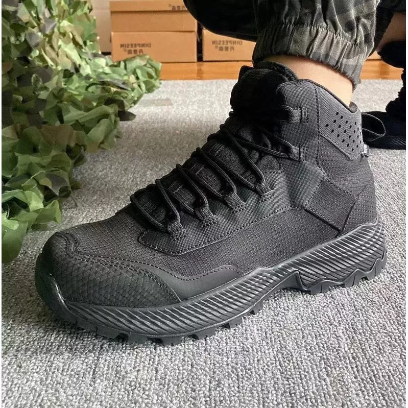 戶外休閒鞋DANDT時尚牛津布繫帶登山防滑戰鬥短靴（24 DEC TA）同風格請在賣場搜尋-歐美女鞋