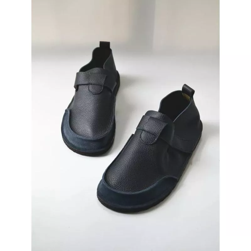 真皮休閒鞋DANDT時尚牛皮柔軟套腳文藝懶人鞋（25 JAN TA）同風格請在賣場搜尋-歐美女鞋