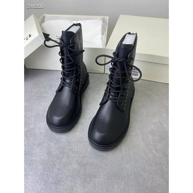 真皮短靴DANDT時尚進口小牛皮車縫線北歐風拉鍊短靴（24 DEC LUC ）同風格請在賣場搜尋-外銷女鞋