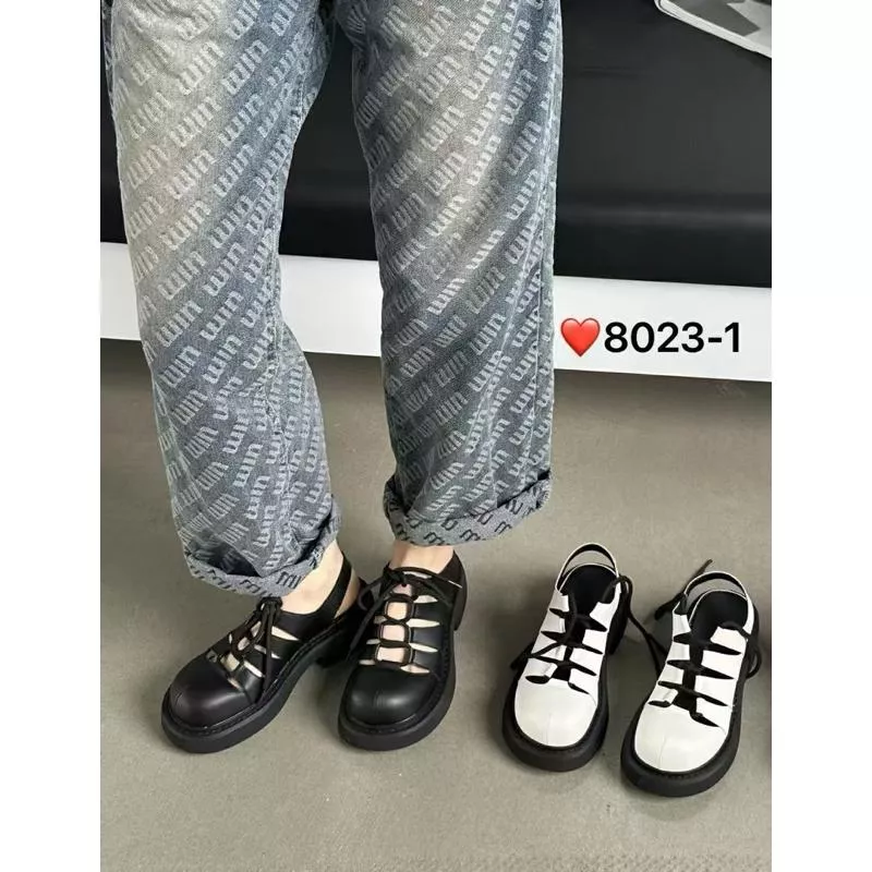 樂福鞋DANDT時尚鏤空樂福涼鞋（25 MAR WXY 8023-1)同風格請在賣場搜尋華流女鞋