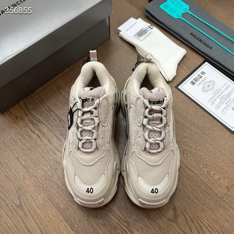 真皮休閒鞋DANDT時尚牛皮網面復古拼色潮流休閒鞋（25 MAR LUC Triple)同風格請在賣場搜尋-外銷女鞋