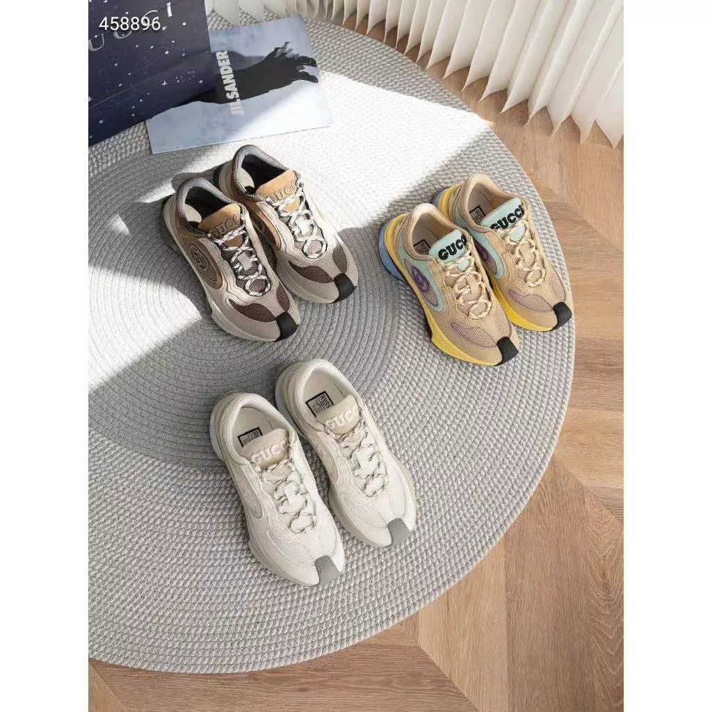 真皮休閒鞋DANDT時尚復古拼色流線厚底休閒鞋（25 JUL AUG)同風格請在賣場搜尋-外銷女鞋