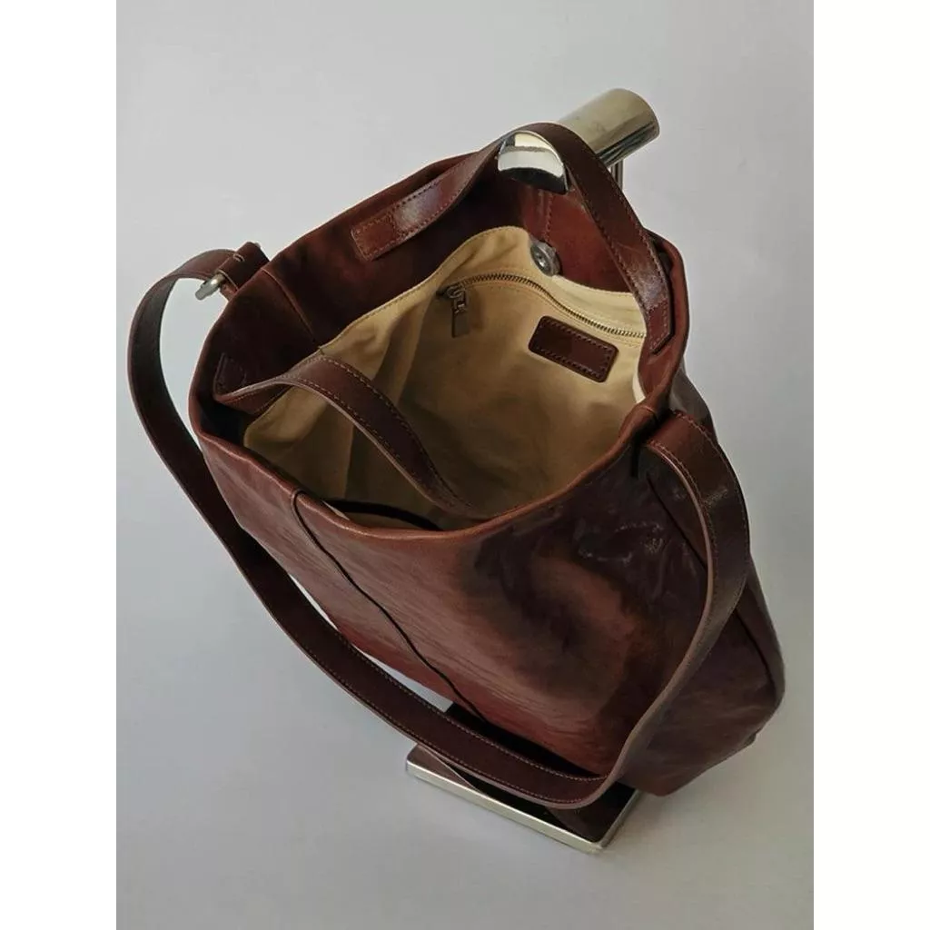 真皮包DANDT時尚真皮大容量復古手提斜挎托特大包（25 NOV TA)同風格請在賣場搜尋-歐美休閒鞋