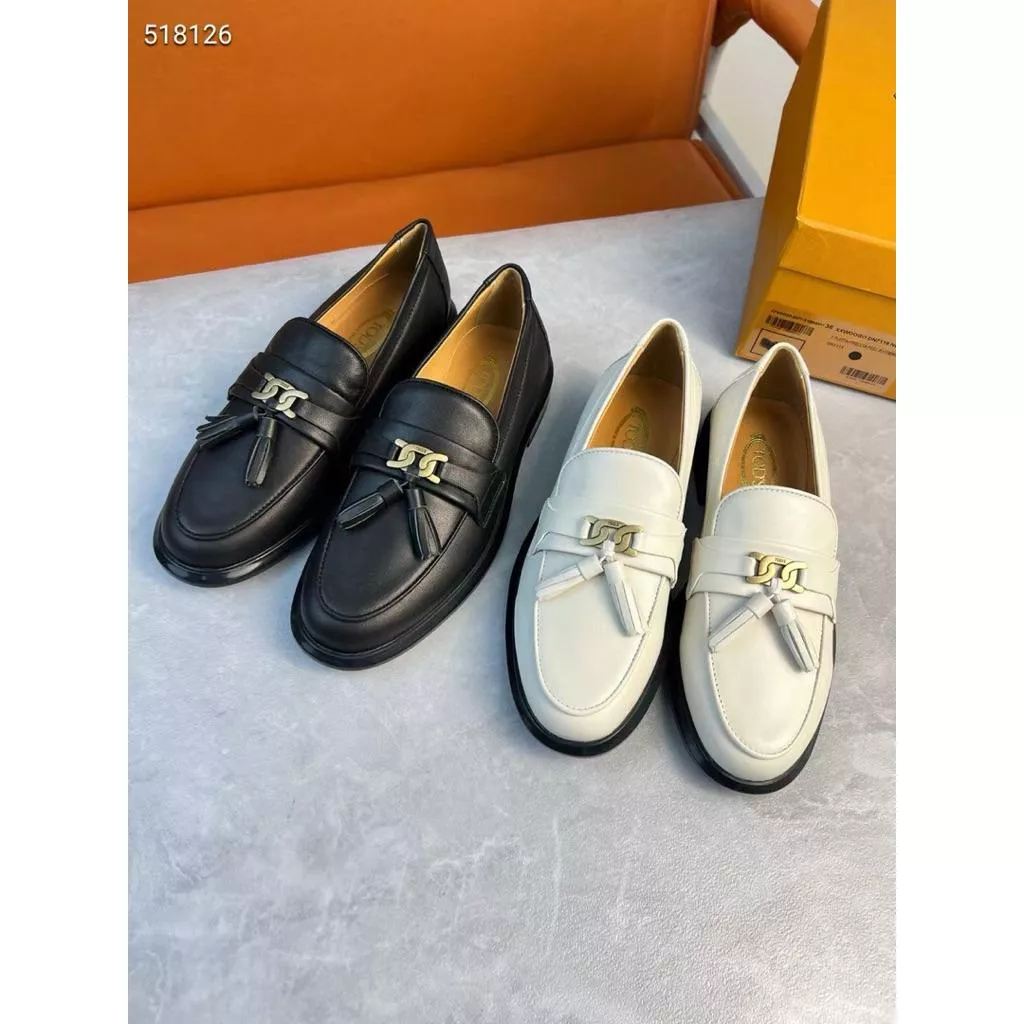 真皮樂福鞋DANDT時尚牛皮復古金屬釦飾流蘇樂福鞋（25 JUL AUG)同風格請在賣場搜尋-外銷女鞋