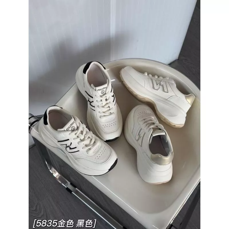真皮休閒鞋DANDT時尚真皮潮流拼色厚底休閒鞋（25 MAR WXY LD5835)同風格請在賣場搜尋華流女鞋