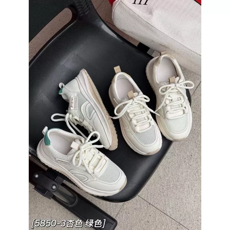 真皮休閒鞋DANDT時尚真皮拼接網面休閒鞋（25 MAR WXY LD5850-3)同風格請在賣場搜尋華流女鞋