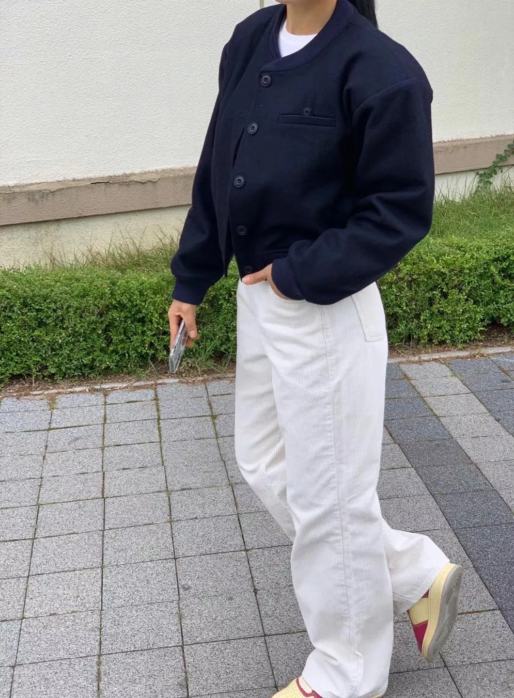羊毛棒球風短外套