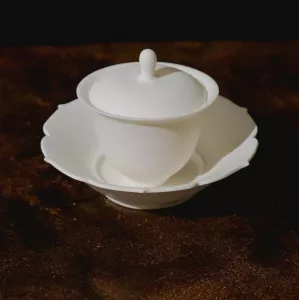 伊松坊選器｜周周・白瓷蓋碗