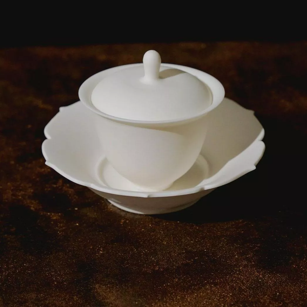 伊松坊選器｜周周・白瓷蓋碗