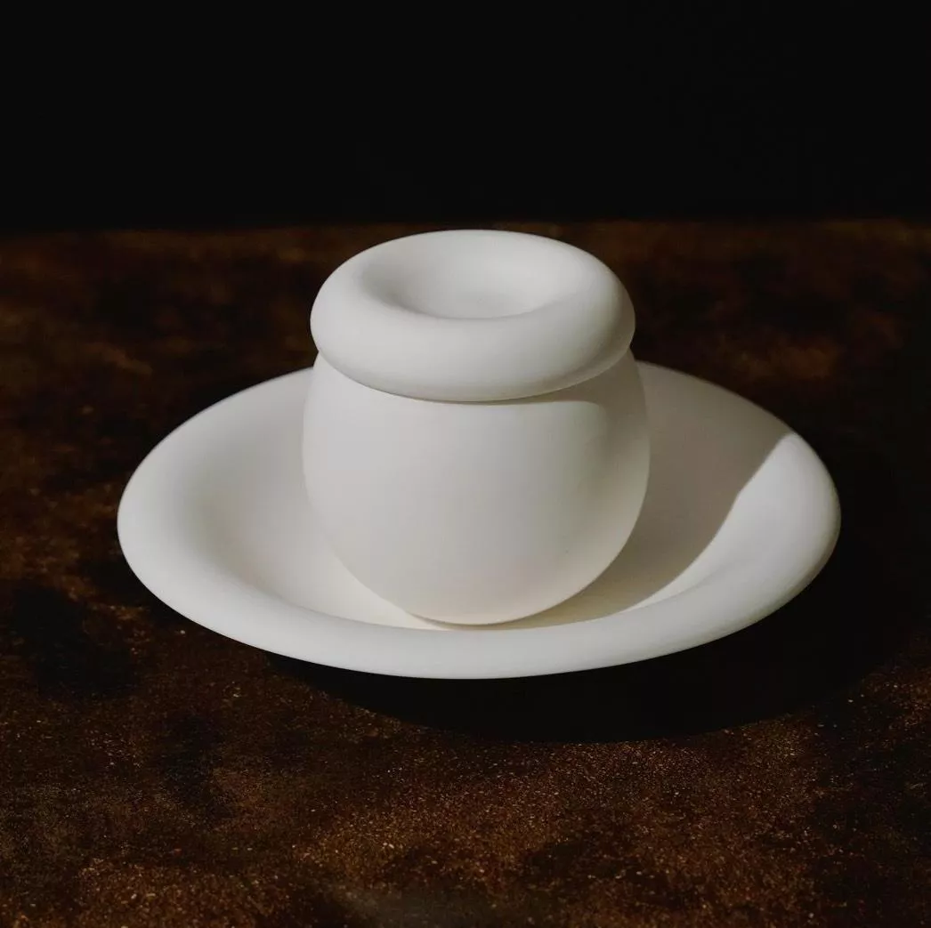 伊松坊選器｜周周・白瓷杯承組