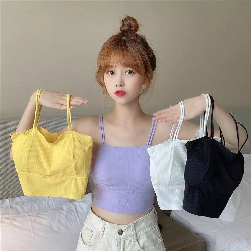 韓版冰絲裹胸抹胸內衣