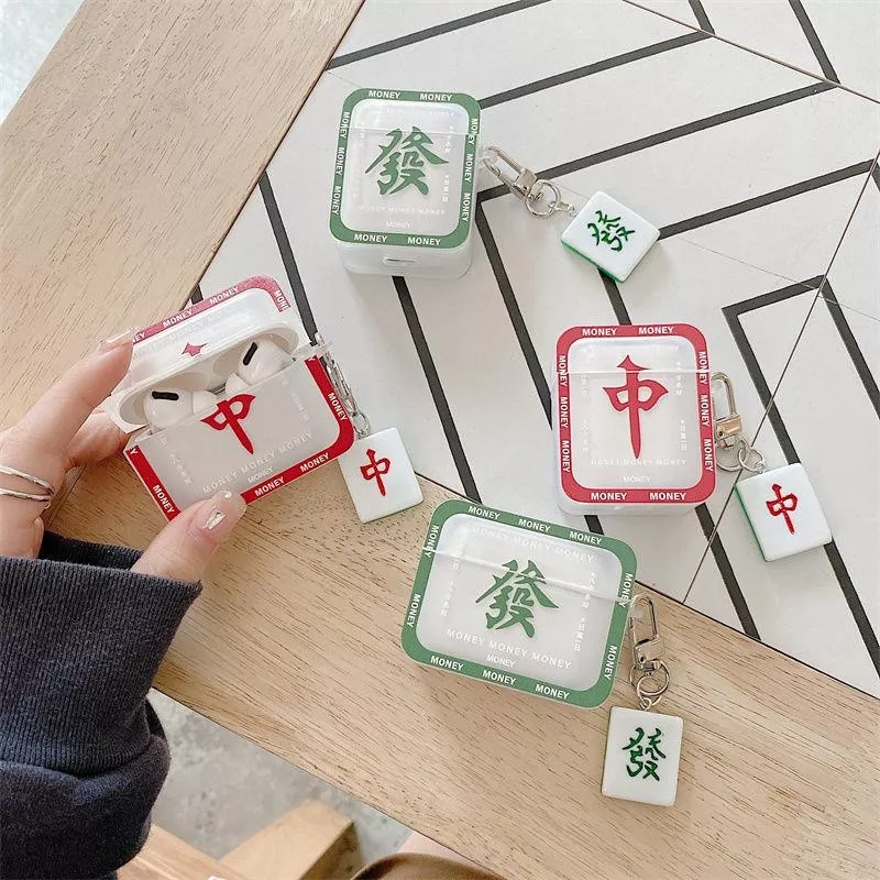 創意麻將Airpods保護套