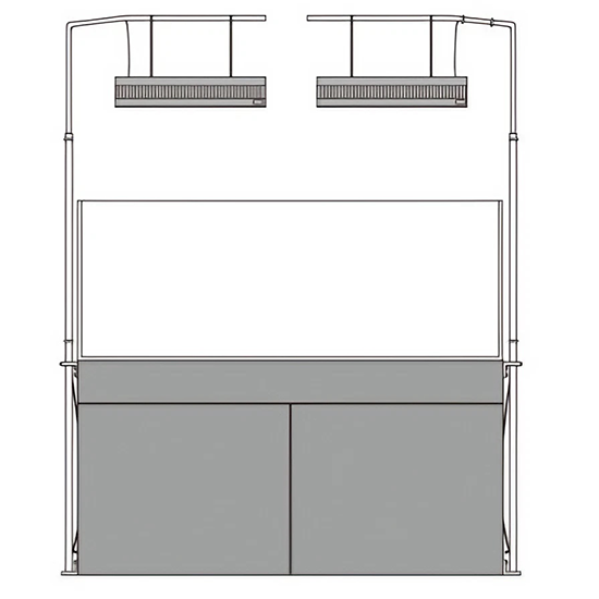 W120cm索拉RGB專用燈架（接單生產）│日本精品ADA專業水草植物造景LED燈具配件