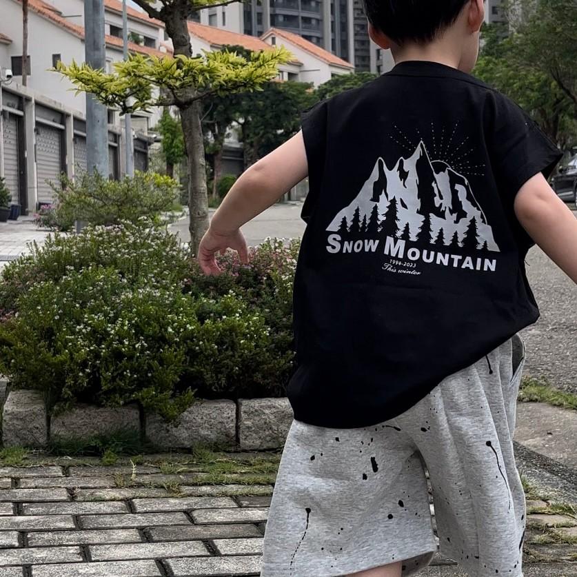 ＂現貨＂潑墨設計短褲