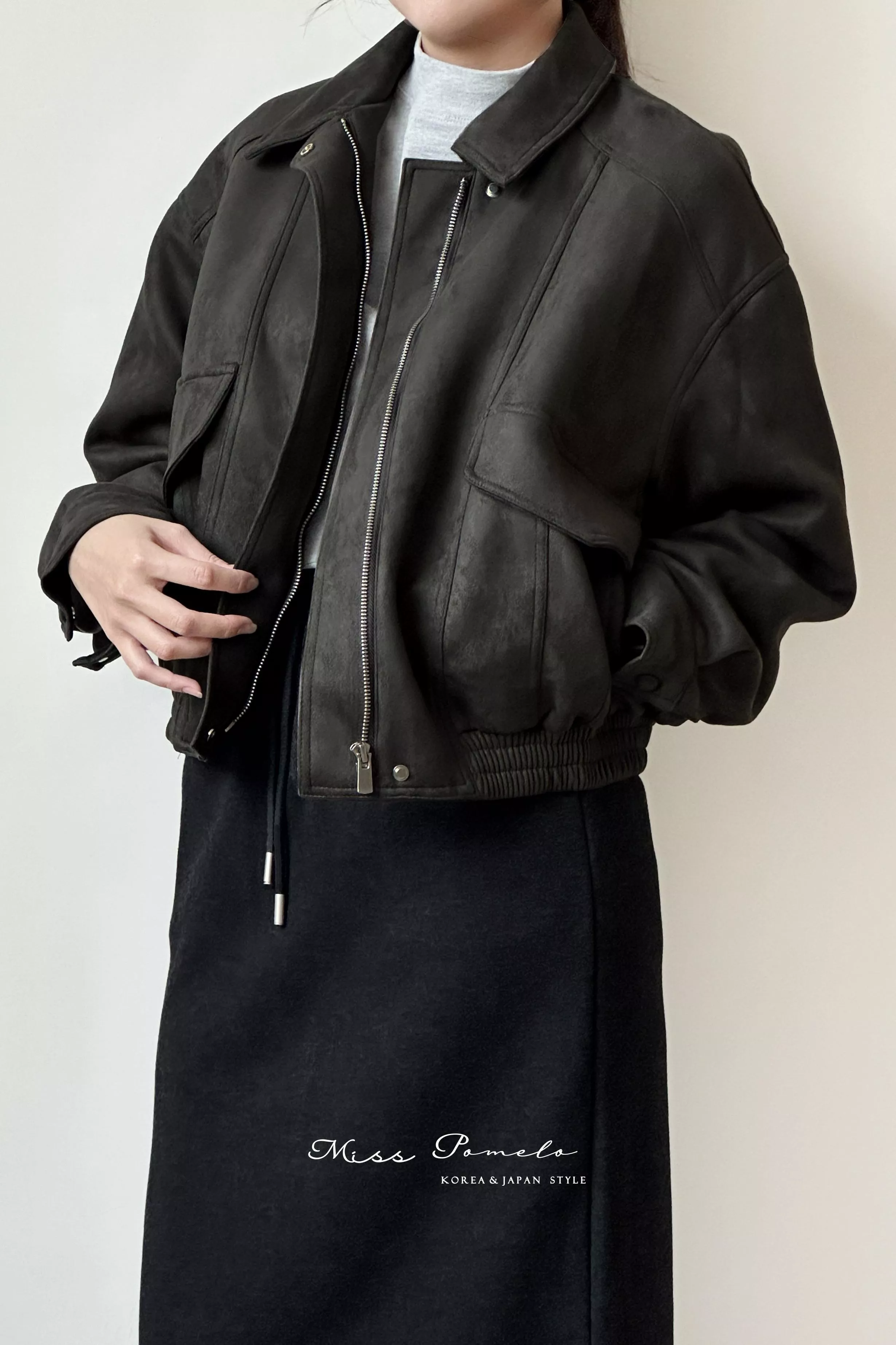 麂皮絨外套｜甜酷時髦。韓系復古帥氣翻領羽絨棉保暖夾克、短外套、大衣外套