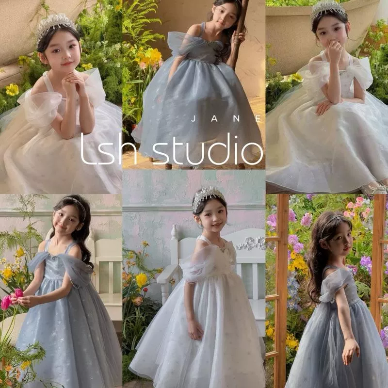 𝓢𝓾𝓶𝓶𝓮𝓻 🎀韓系小歐尼 花童 女童公主洋裝 角色扮演公主裙 迪士尼純棉公主裙  鋼琴表演禮服 女童畢業禮服 幼兒園