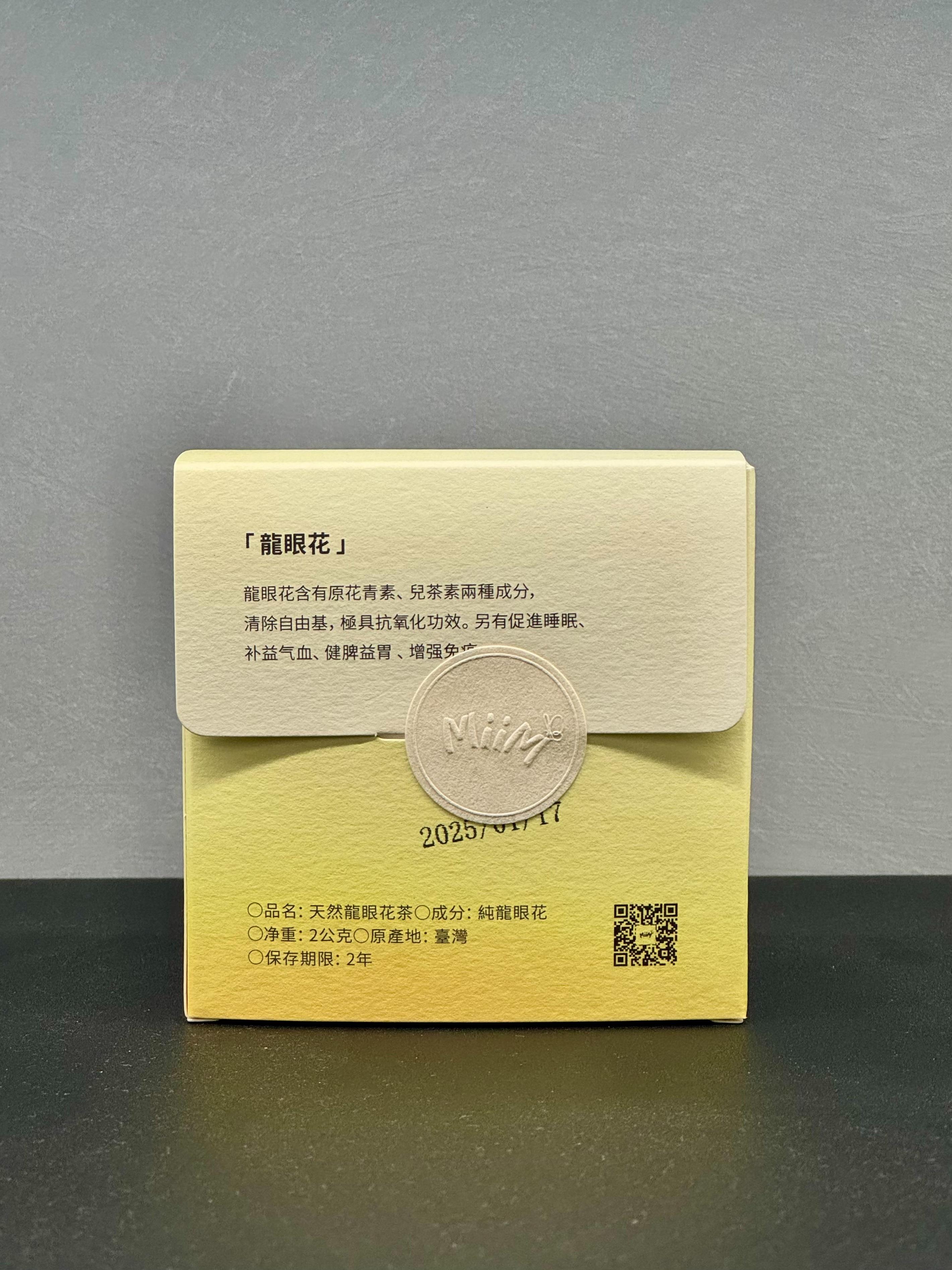 MiiM 蜜香龍眼花茶-三角立體茶包3入