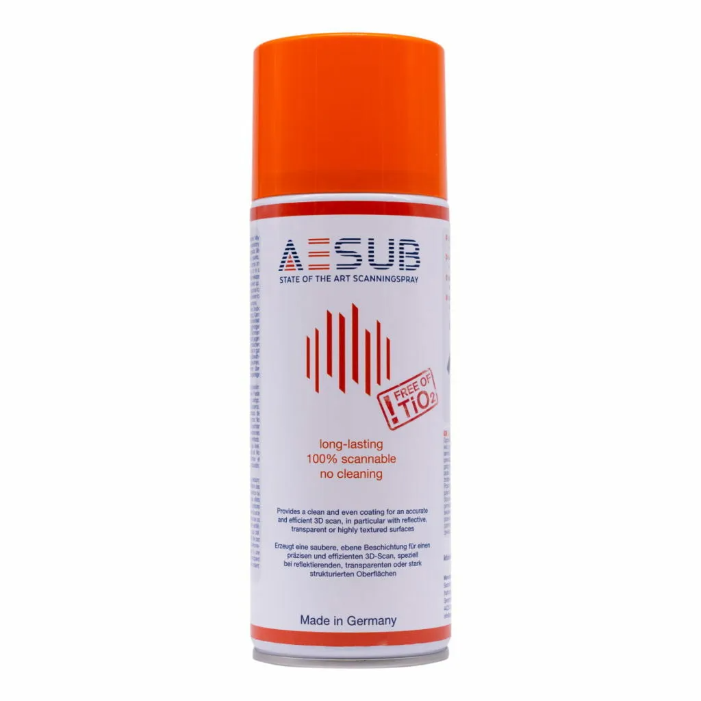 AESUB Orange 3D掃描噴粉 顯像劑 自動揮發