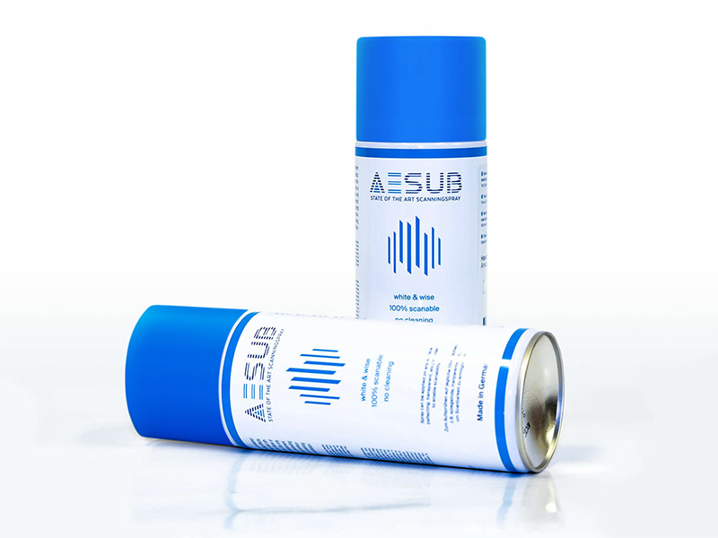 AESUB Blue 3D掃描噴粉 顯像劑 自動揮發