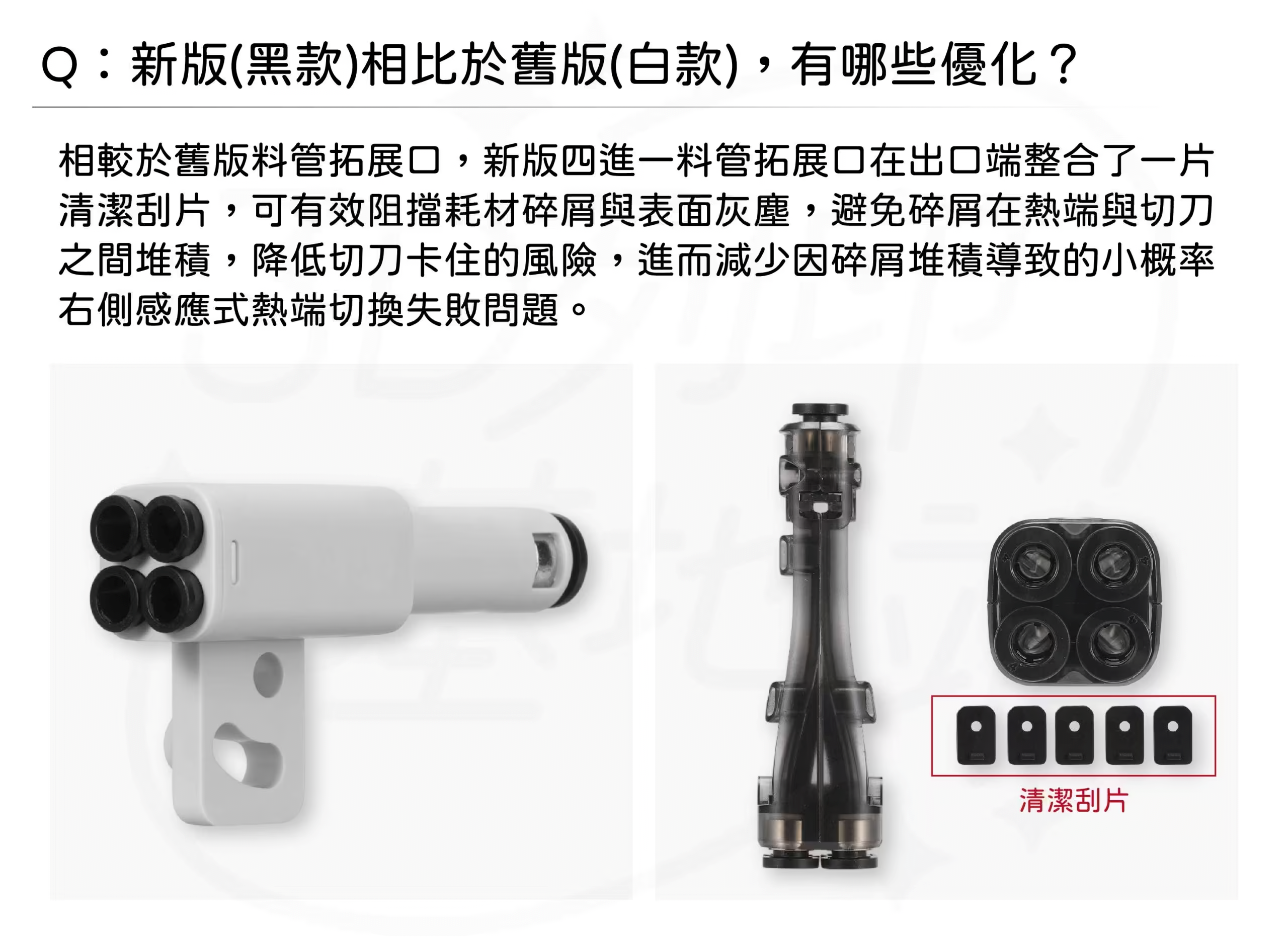 拓竹 Bambu P1/P2/X1/H2 料管拓展口 介紹