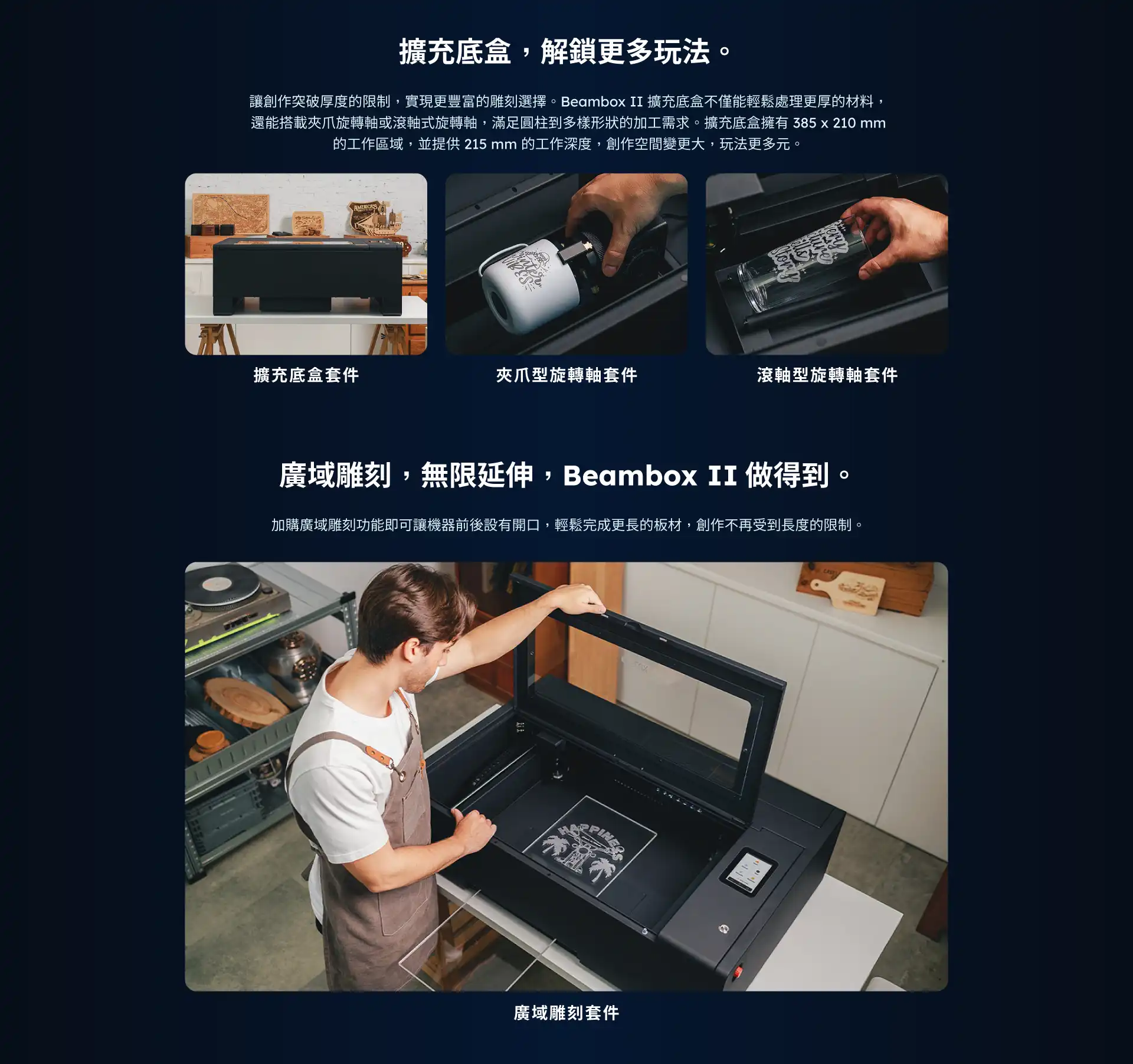 FLUX Beambox II (55W) 介紹 FLUX Beambox II (55W) 介紹