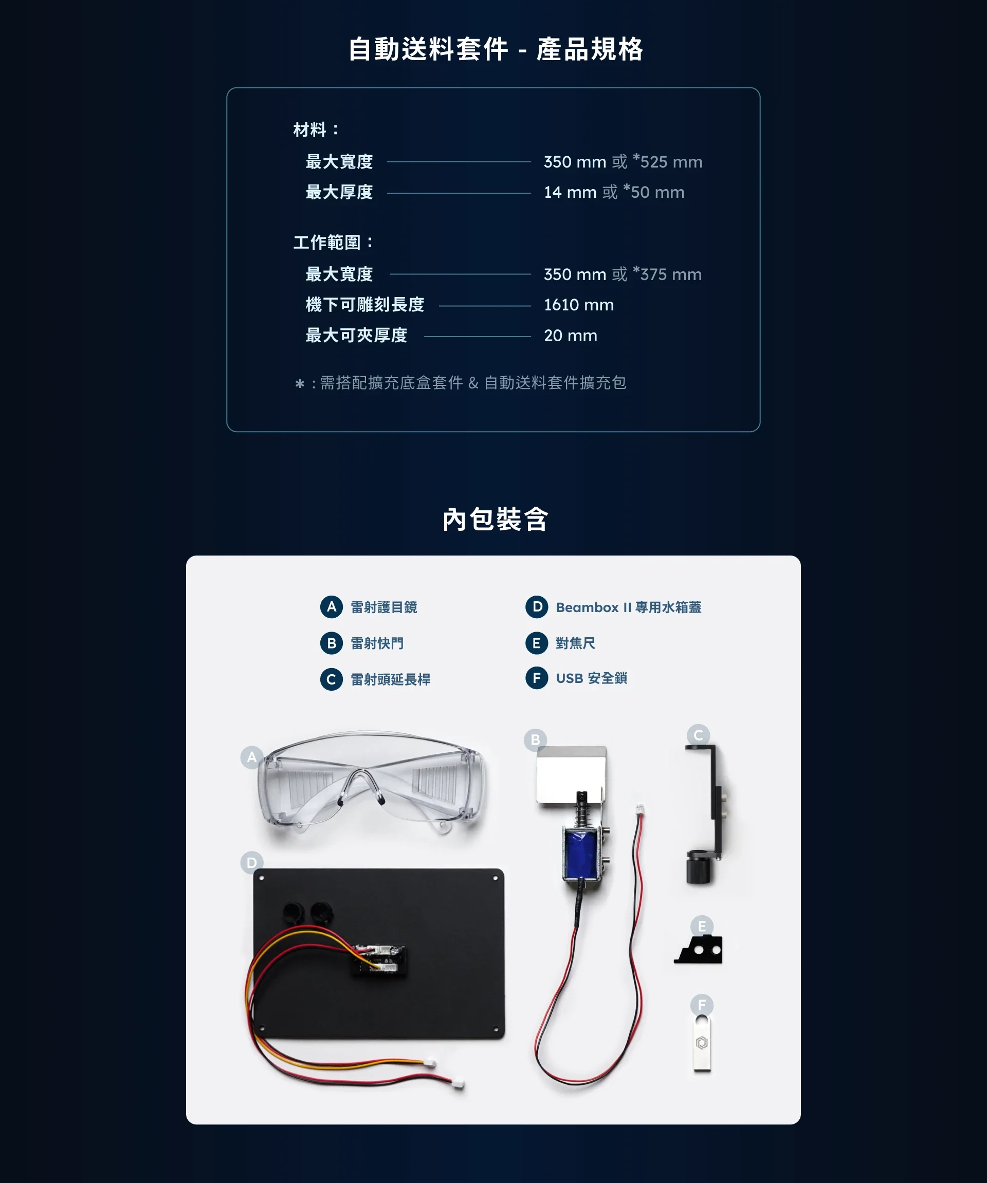 FLUX Beambox II 廣域雕刻套件 介紹
