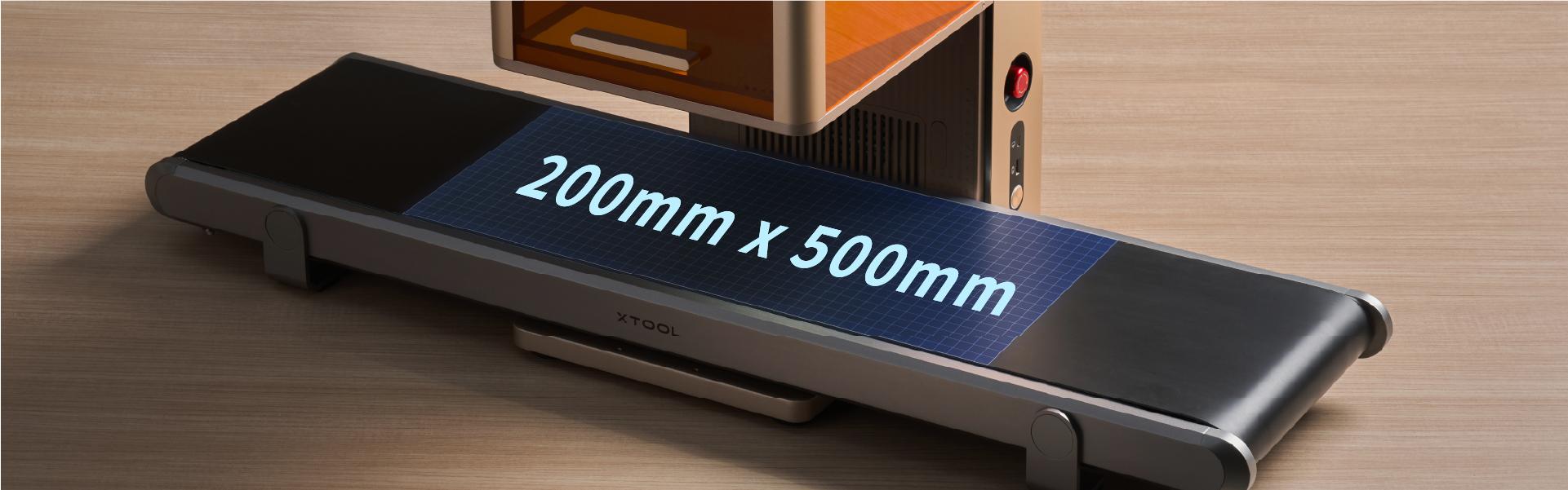 xTool F2 Ultra UV 滑台工作面積 xTool F2 Ultra UV 滑台工作面積