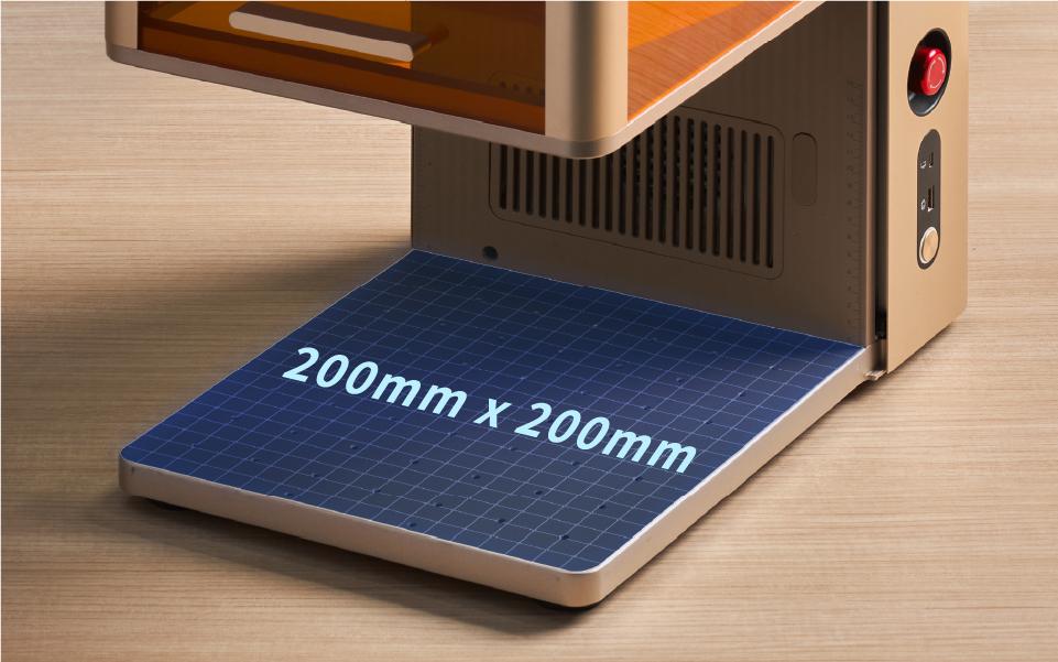 xTool F2 Ultra UV 一般工作平台工作面積 xTool F2 Ultra UV 一般工作平台工作面積
