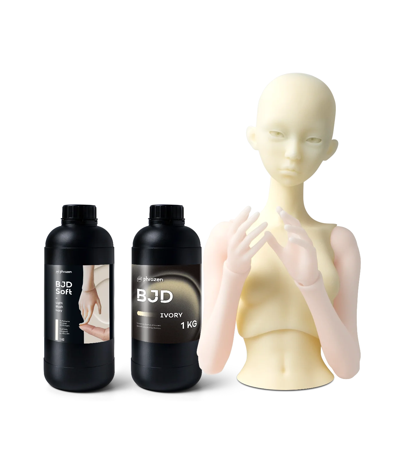 Phrozen BJD 柔感樹脂 搭配 BJD 硬款樹脂