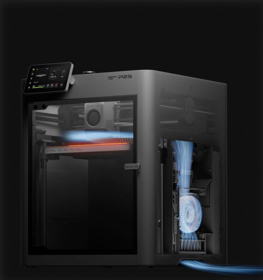 Bambu Lab P2S 封閉式 FDM 3D列印機 外觀