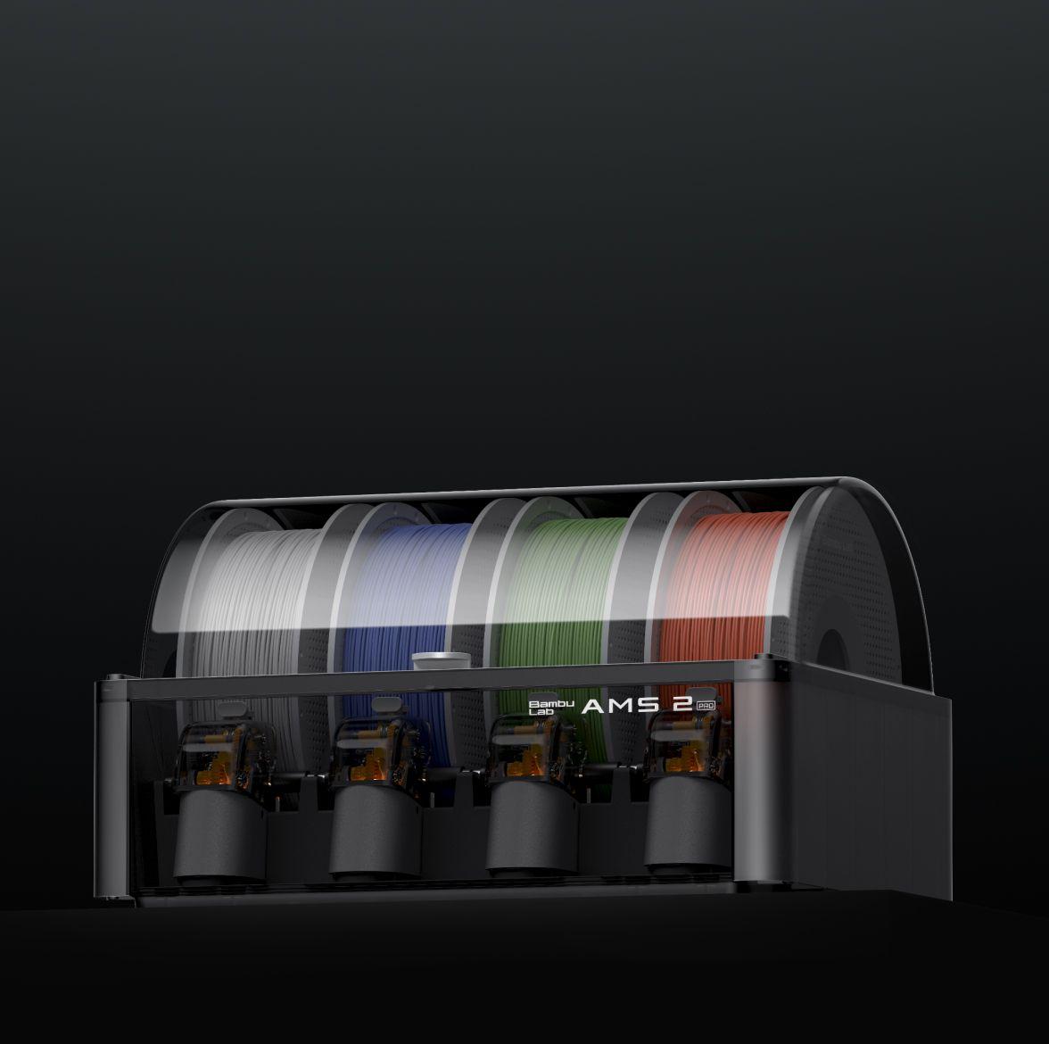 Bambu Lab H2S 搭配 AMS 2 Pro