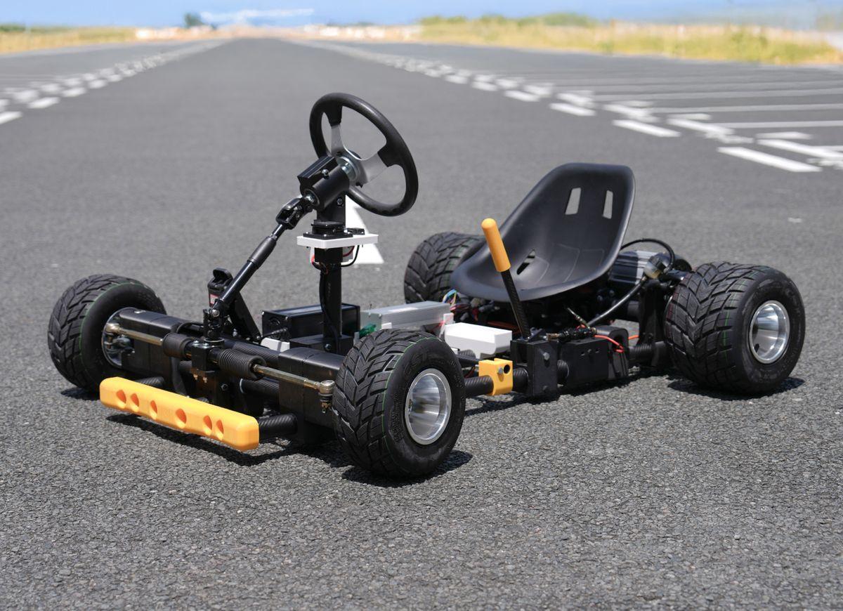 Bambu Lab H2S 列印作品 卡丁車車架 PAHT-CF