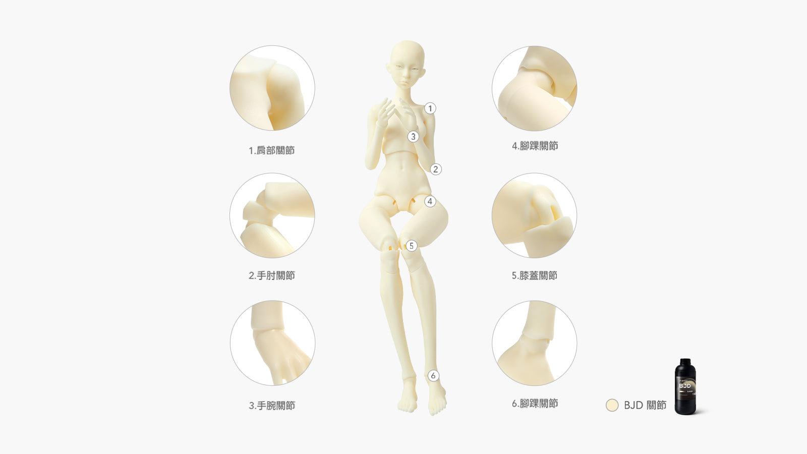 Phrozen 高精細 BJD 樹脂 多關節結構相容