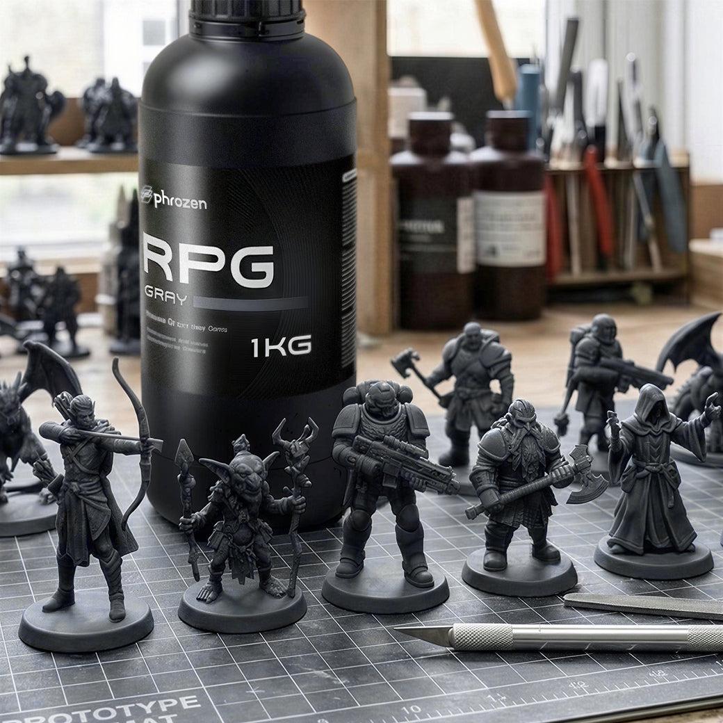 Phrozen RPG 模型樹脂 微縮模型列印成果