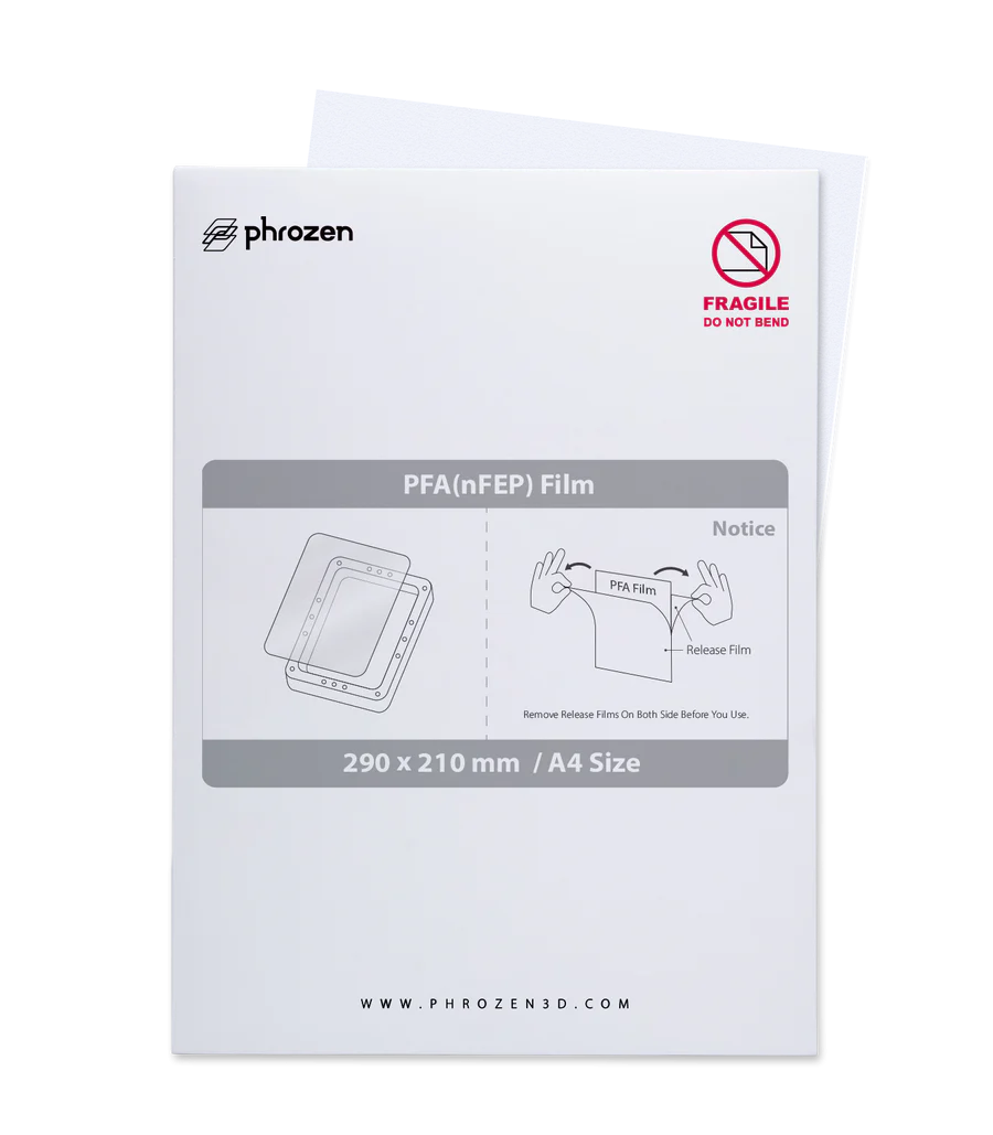 Phrozen PFA (nFEP) 離型膜 A4 包裝