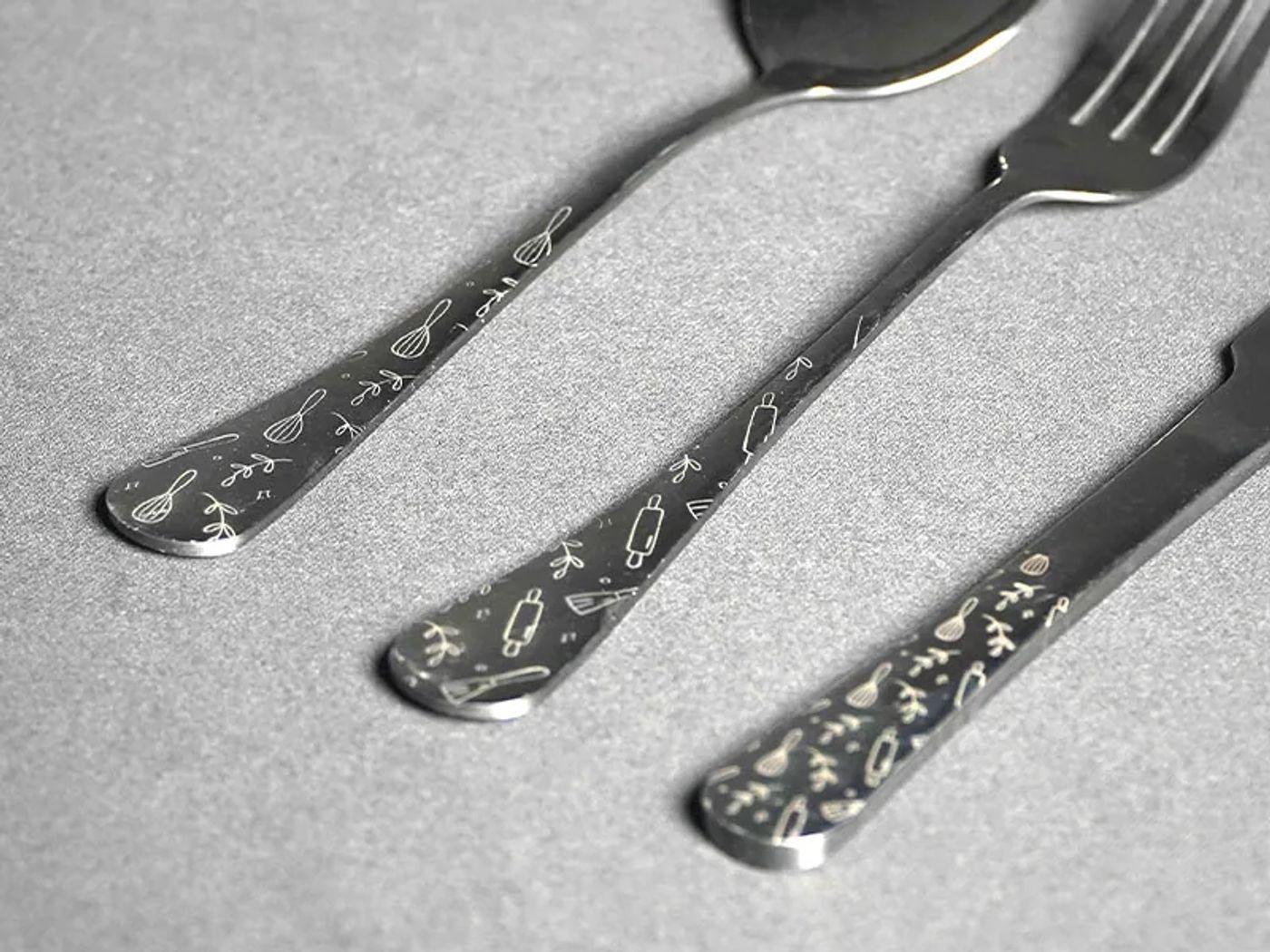 Promark 批量打標不鏽鋼餐具
