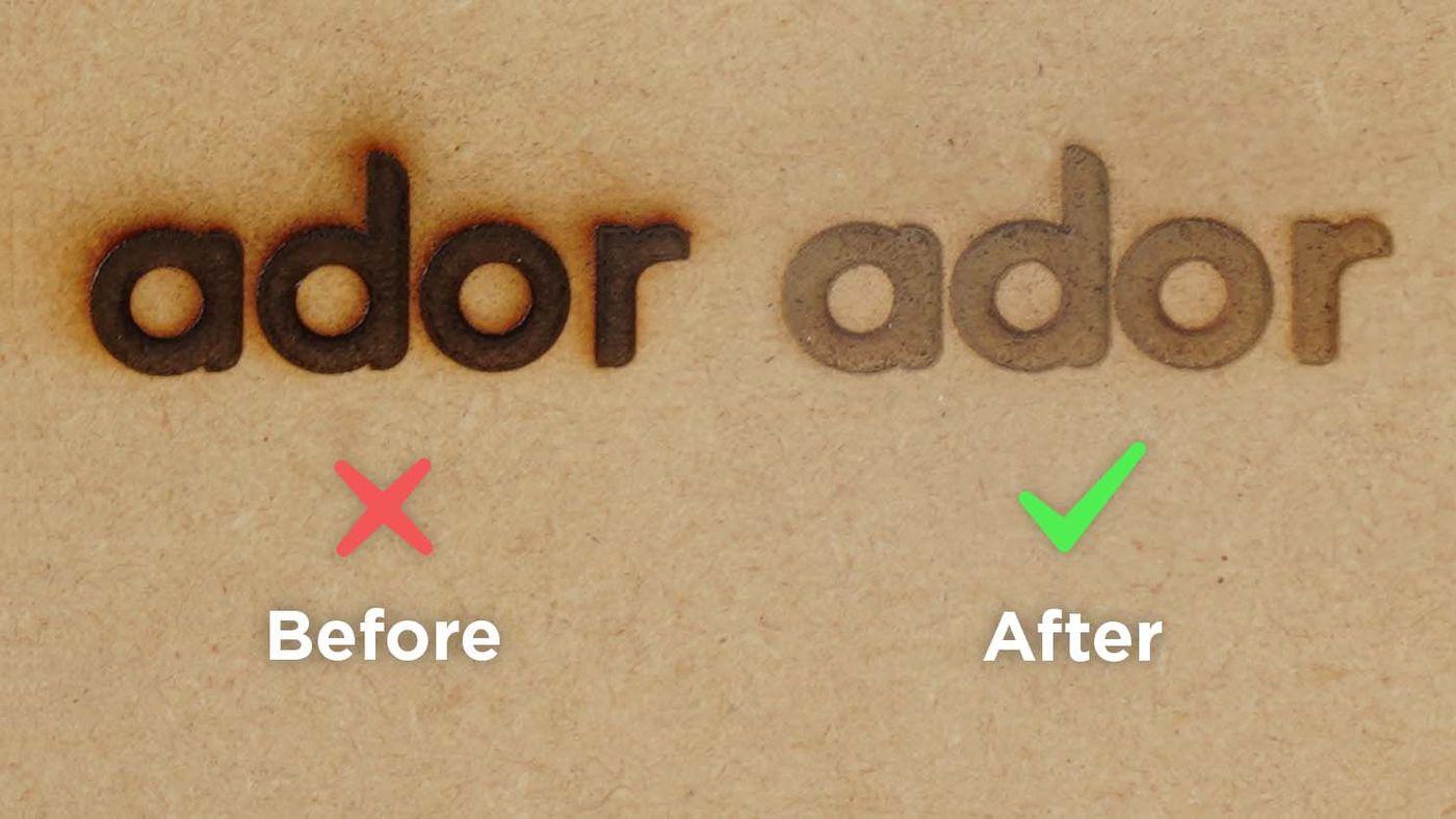 Ador 內建吹氣前後對比