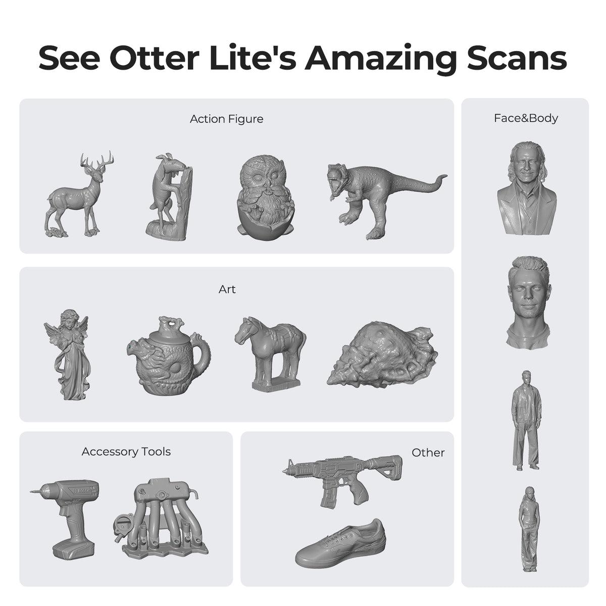 Creality Otter Lite 掃描效果範例