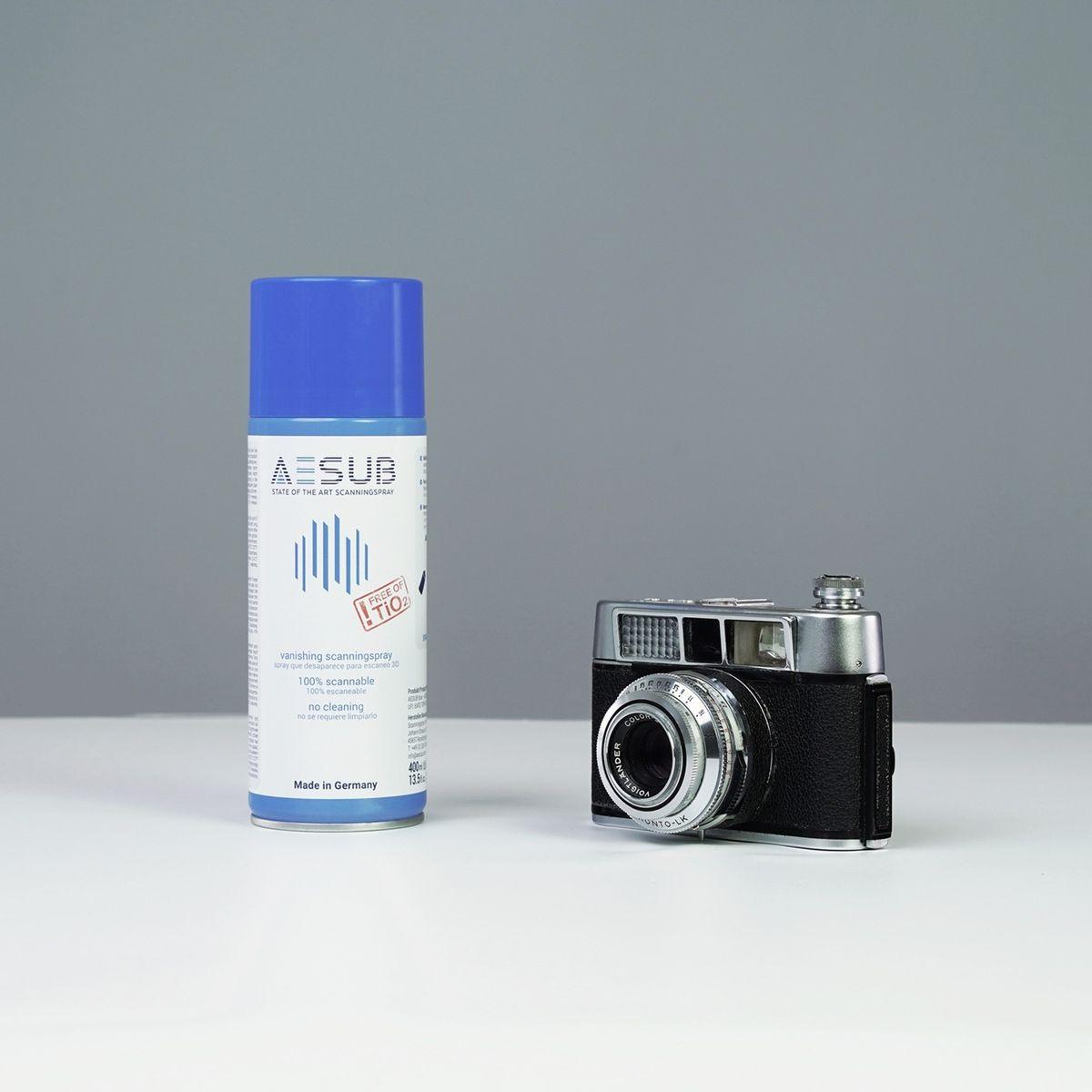 AESUB Blue 搭配 3D 掃描器使用